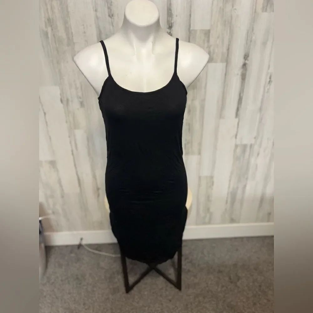 Black mini dress